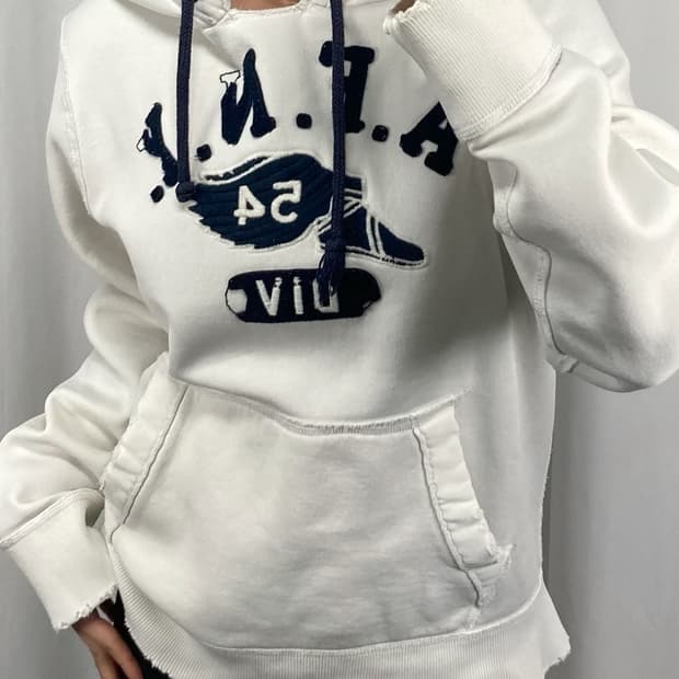 아베크롬비 화이트 후드