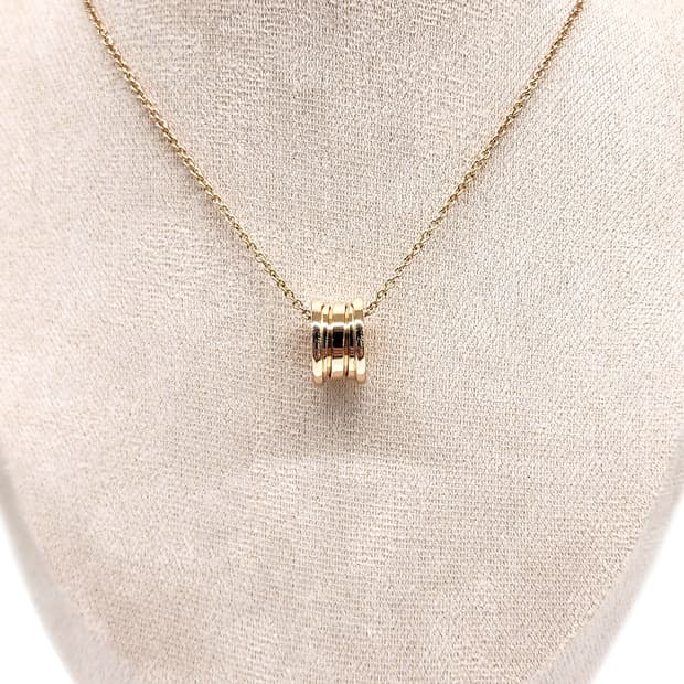 불가리 352814 비제로원 팬던트 스몰 네크리스 로즈골드