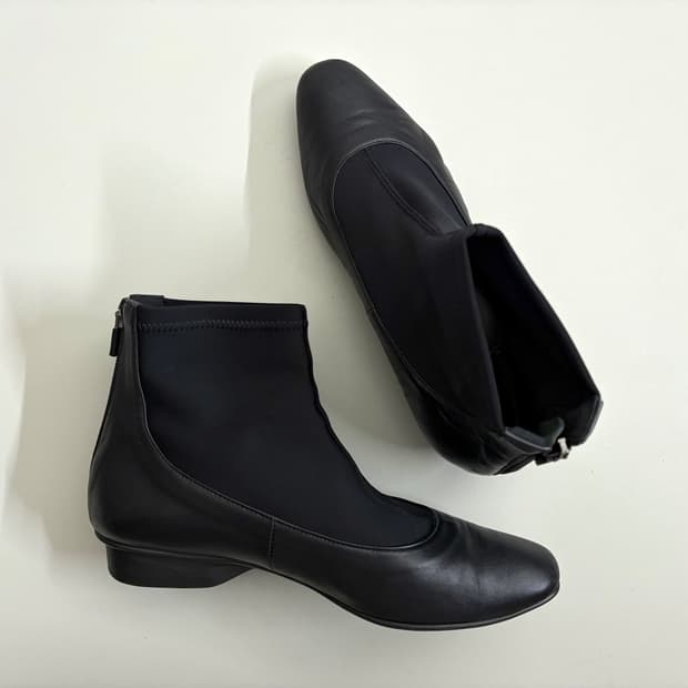 블랙 가죽 첼시 부츠 245 수제화