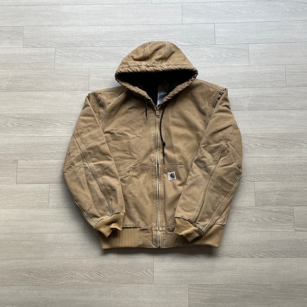 칼하트 j130 CML 카멜 액티브 자켓 샌드스톤