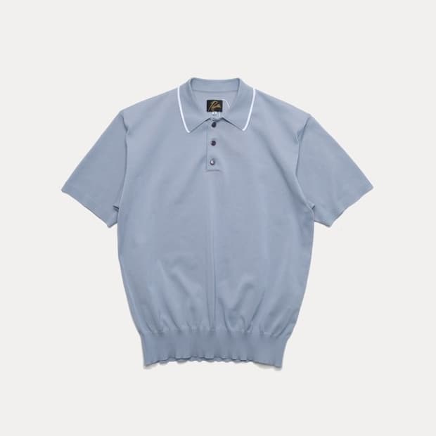 short sleeve polo sweater