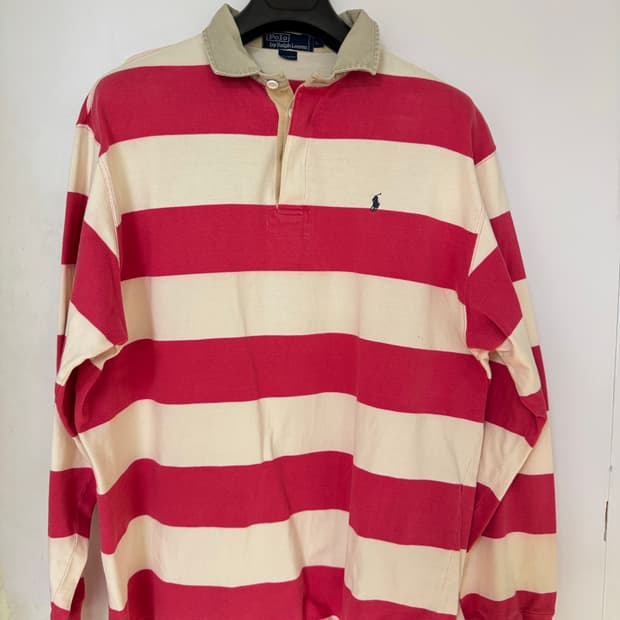 폴로 랄프로렌 럭비셔츠 L