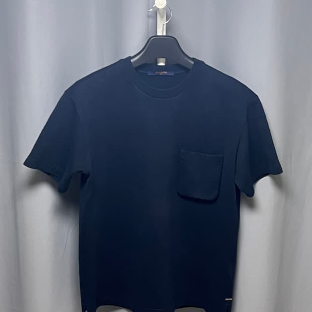 [정품] M 루이비통 모노그램 포켓 반팔티 네이비