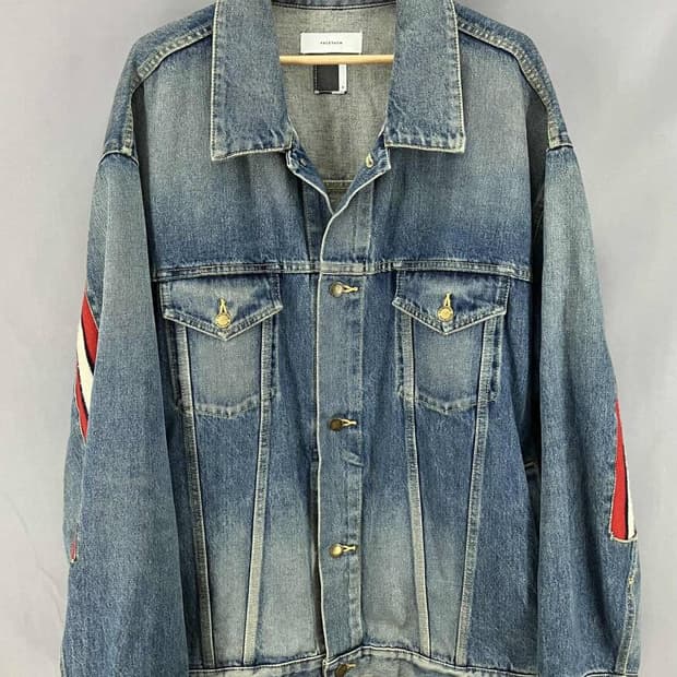 파세타즘 오버 데님자켓