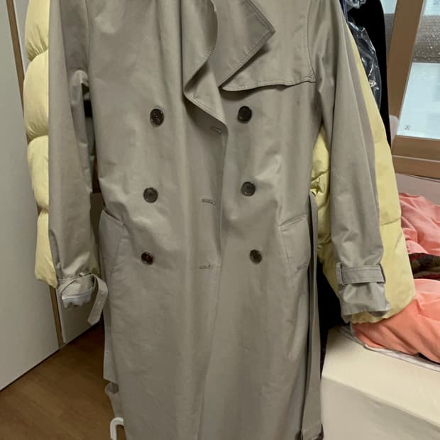 롱 트렌치코트 
