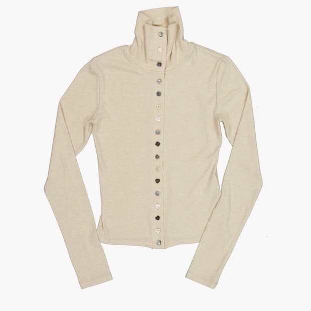 나비버스 Bottan cardigan_Beige