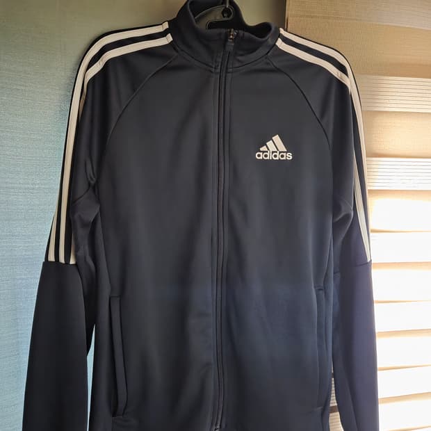 2만원 급처! 아디다스 삼선 트랙탑 저지 져지 집업 네이비 M