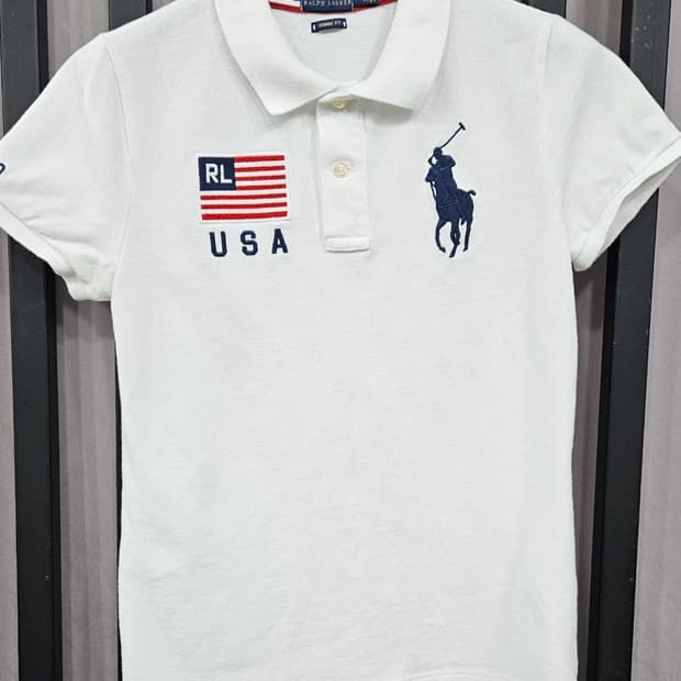 폴로 랄프로렌 빅포니 USA 반팔 스키니핏  S