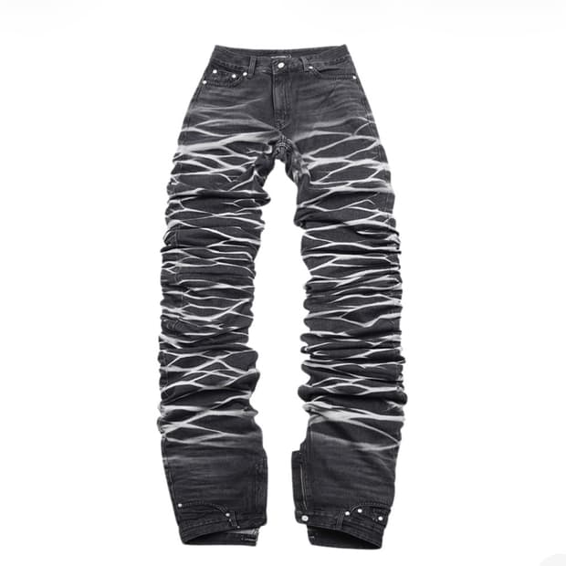 써저리 윤슬 롱 더블 진 블랙 판매 L사이즈 판매