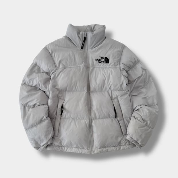 노스페이스 루즈핏 아이스 그레이 눕시 온 볼 패딩