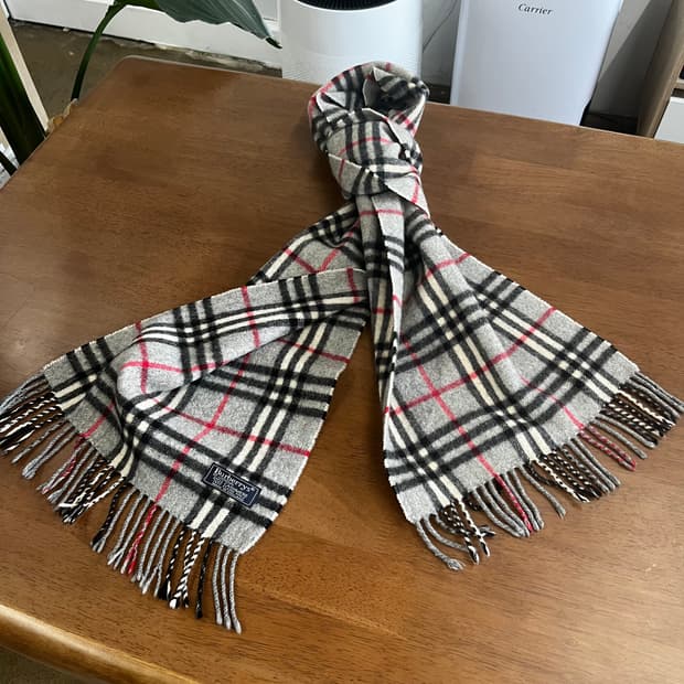 버버리 캐시미어 100% 머플러