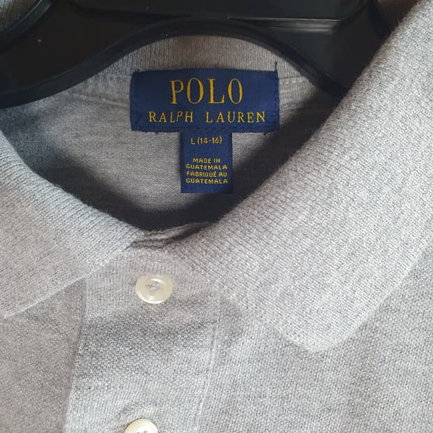 폴로 랄프로렌 긴팔 카라티 L(14-16)