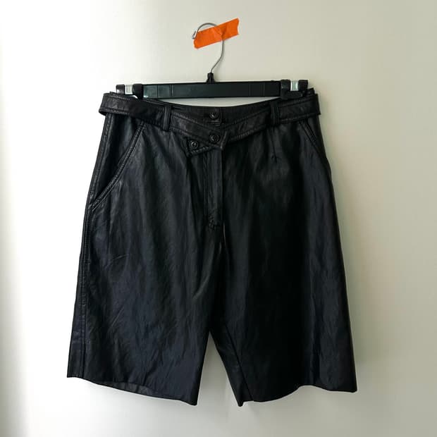 Unknown blue 언노운블루 레더 팬츠