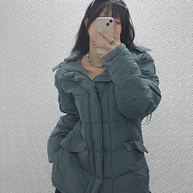 울리치 양털카라 다운 패딩 점퍼 XL C06980