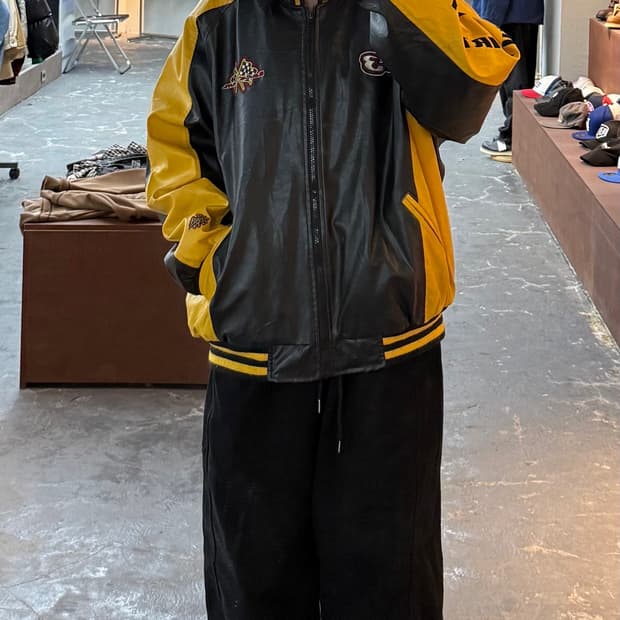 90s 스티브앤 베리 레더자켓 H1317