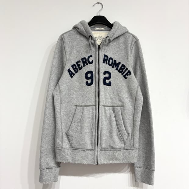 아베크롬비 데미지 기모 후드집업 