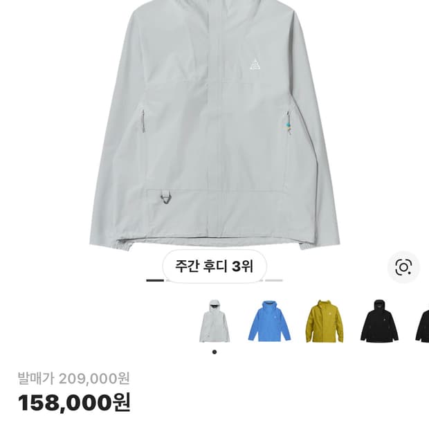 나이키 acg 스톰핏 바람막이