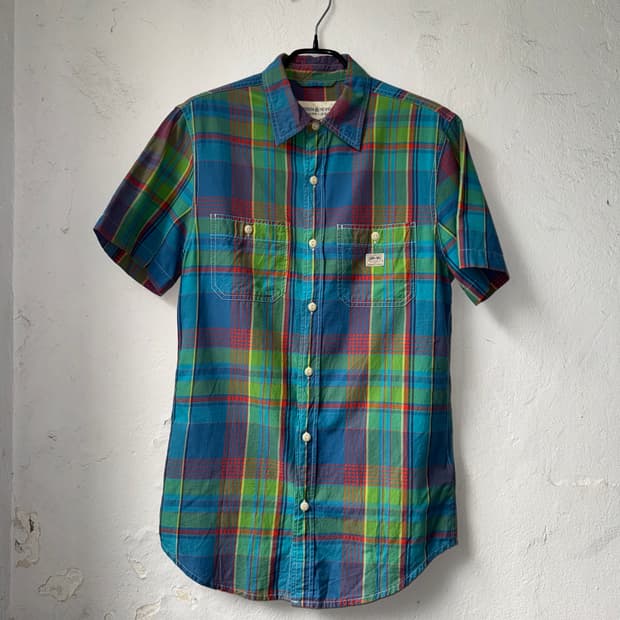 [S]ralph lauren 랄프 로렌 체크 반팔 셔츠
