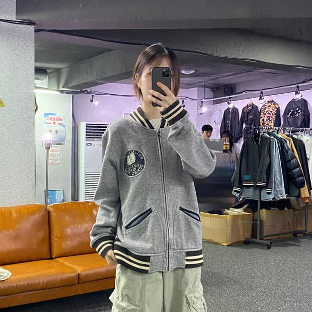 폴로 랄프로렌 뉴욕 복싱 그레이 집업 B2435