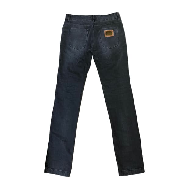 Dolce & Gabbana silm black denim pants