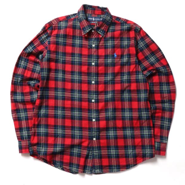 랄프로렌 Ralph Lauren Check Pattern Shirt 