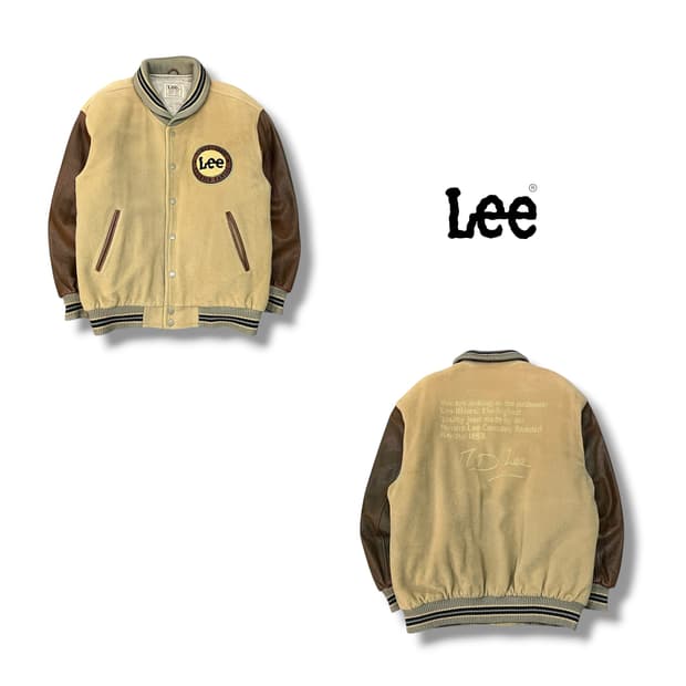  리 레더 바시티자켓 y14110