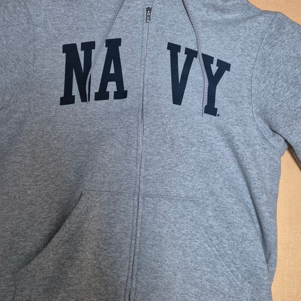 NAVY 후드집업