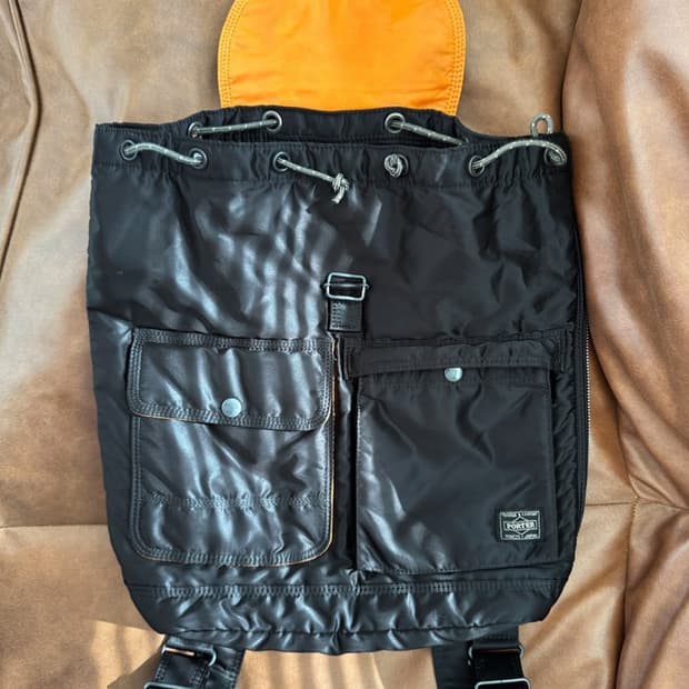 요시다 포터 탱커 백팩 블랙