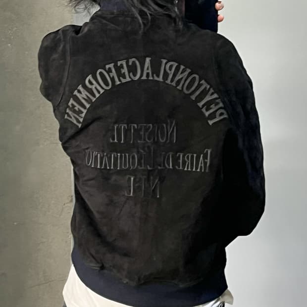 피피에프엠 90's 스웨이드 레더 자켓