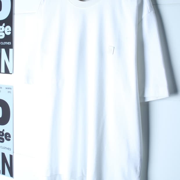 (L-XL) 솔리드옴므 반팔 티셔츠 새상품 화이트 스웻-H36169