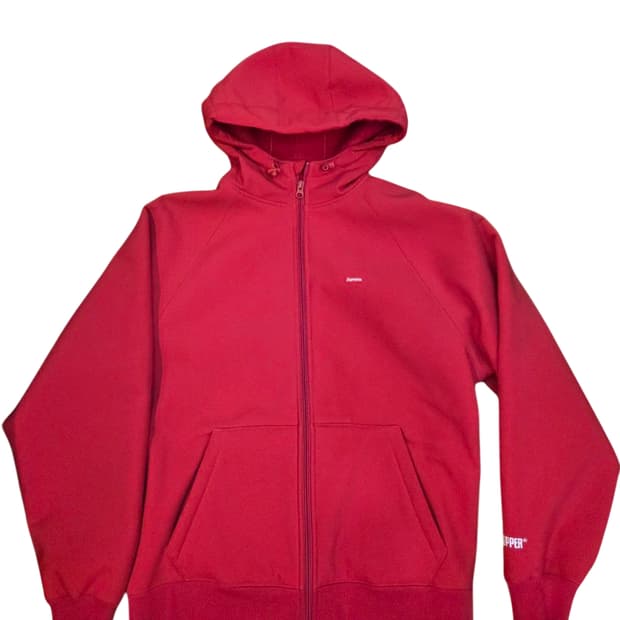 22FW 슈프림 윈드스토퍼 집업 후드 스웨트셔츠 레드 