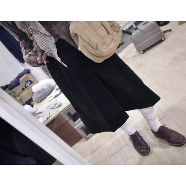 vintage corduroy skirt pants