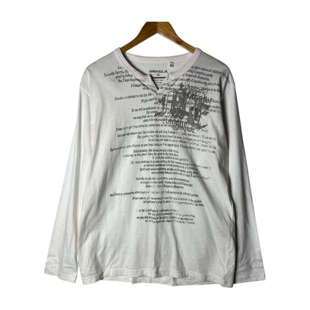 [IMPALA] 임팔라 펑크 레터링 롱슬리브