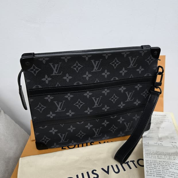 [보증서 정품]루이비통 트렁크 클러치백