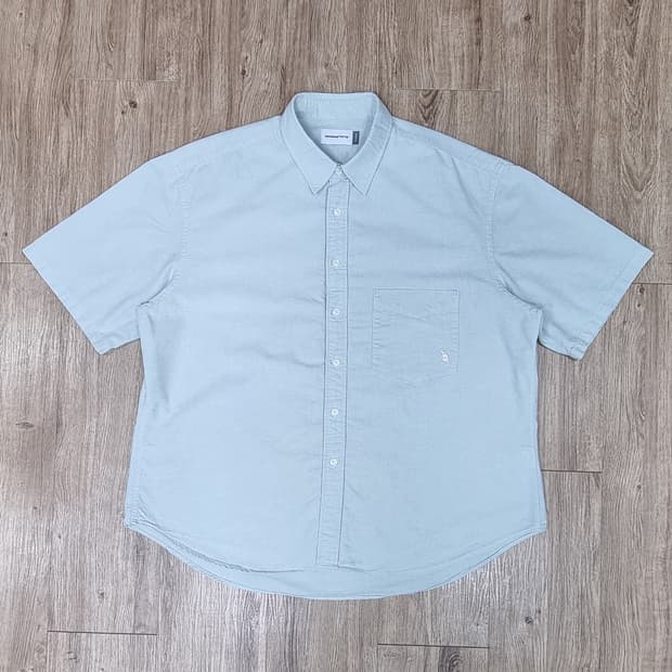 에스피오나지 옥스포드 오버핏 반팔셔츠 XL _ 남성