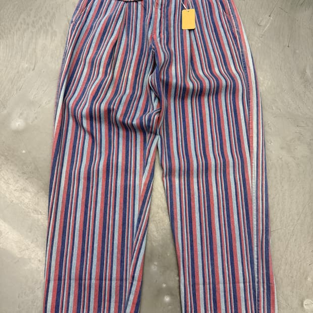 OLD EURO VINTAGE STRIPE WIDE 유로빈티지워크팬츠