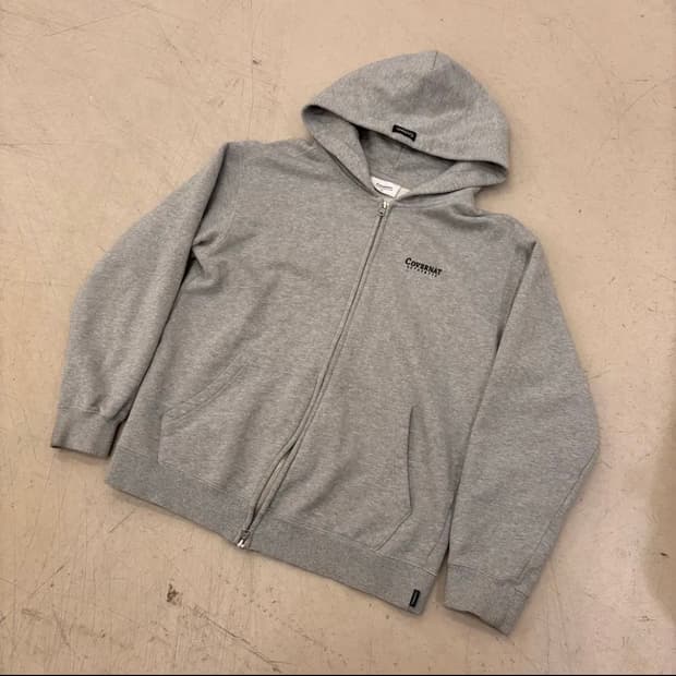 커버낫 그레이 후드집업 s