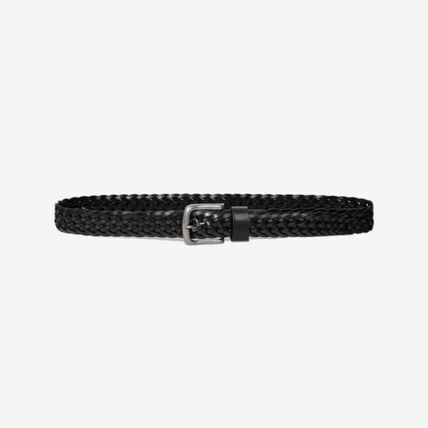 글로니 G CLASSIC BRAIDED BELT (BLACK)