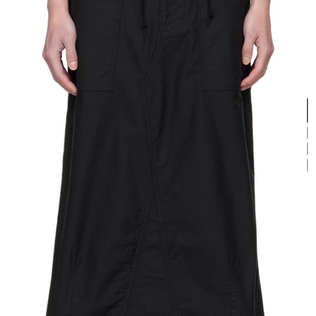 Needles Fatigue Midi Skirt(Black)
