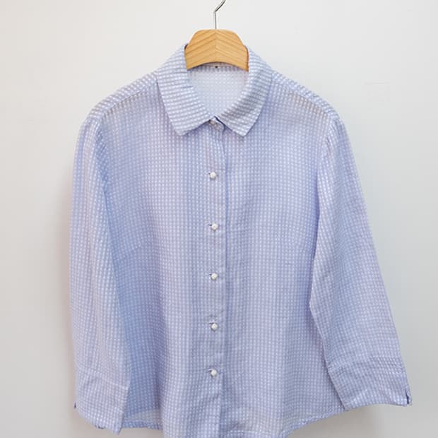 hanae mori 도트 패턴 셔츠