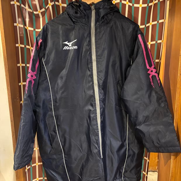 미즈노 네이비 핑크 돕바 자켓