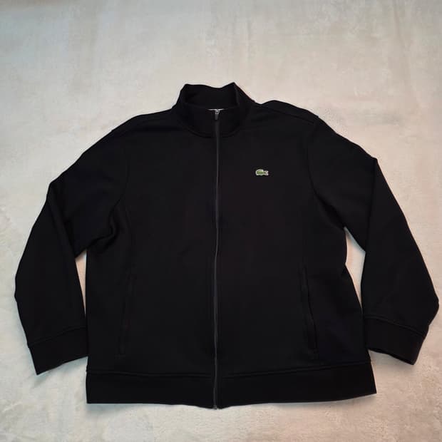 (XXL)라코스테 집업 자켓 블랙