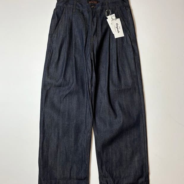 비슬로우 BESLOW 22ss 핀턱 와이드 데님 팬츠 PN9146