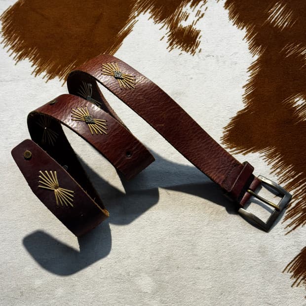 카우레더 웨스턴 벨트 브라운 (32)