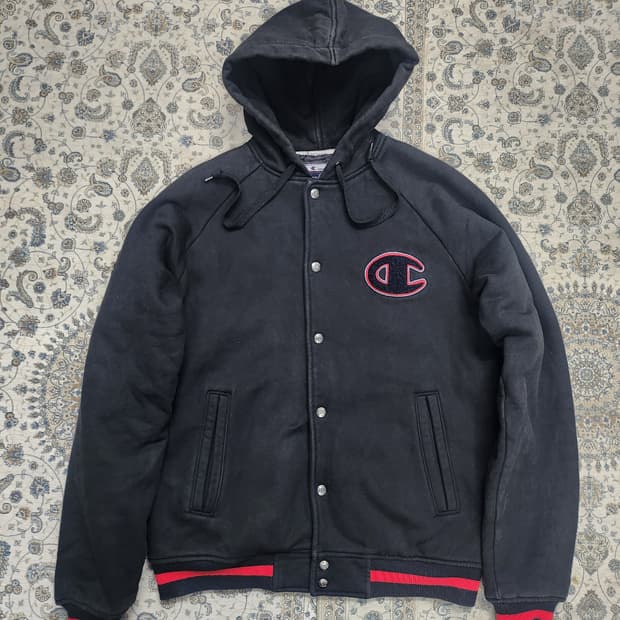 챔피온 후드 스타디움 자켓 M