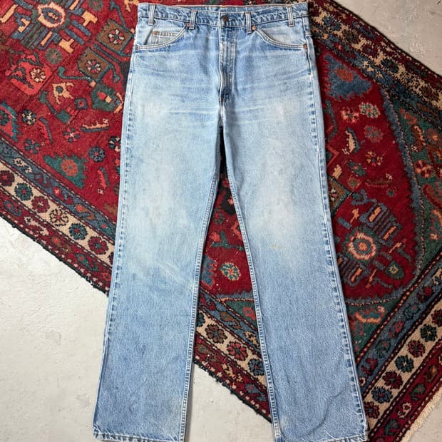 90's USA Made 빈티지 리바이스 517 오렌지탭 부츠컷