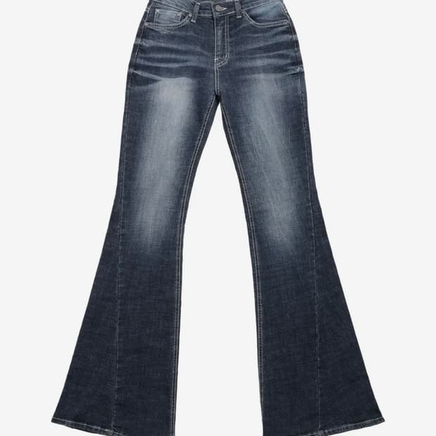 시너진 캣 워싱 데님 팬츠 딥블루 s