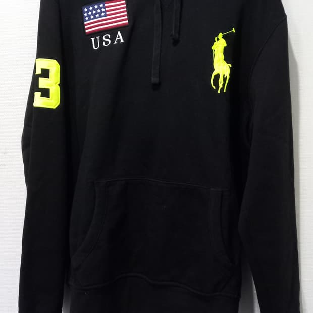 폴로 POLO 빅포니 USA 성조기 후드티 95~100