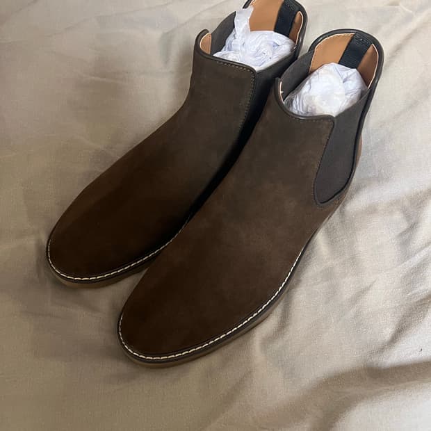 클락스 첼시부츠 브라운 US7 250 새제품