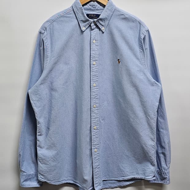 폴로 랄프로렌 옥스포드 셔츠 XL 정품큐알